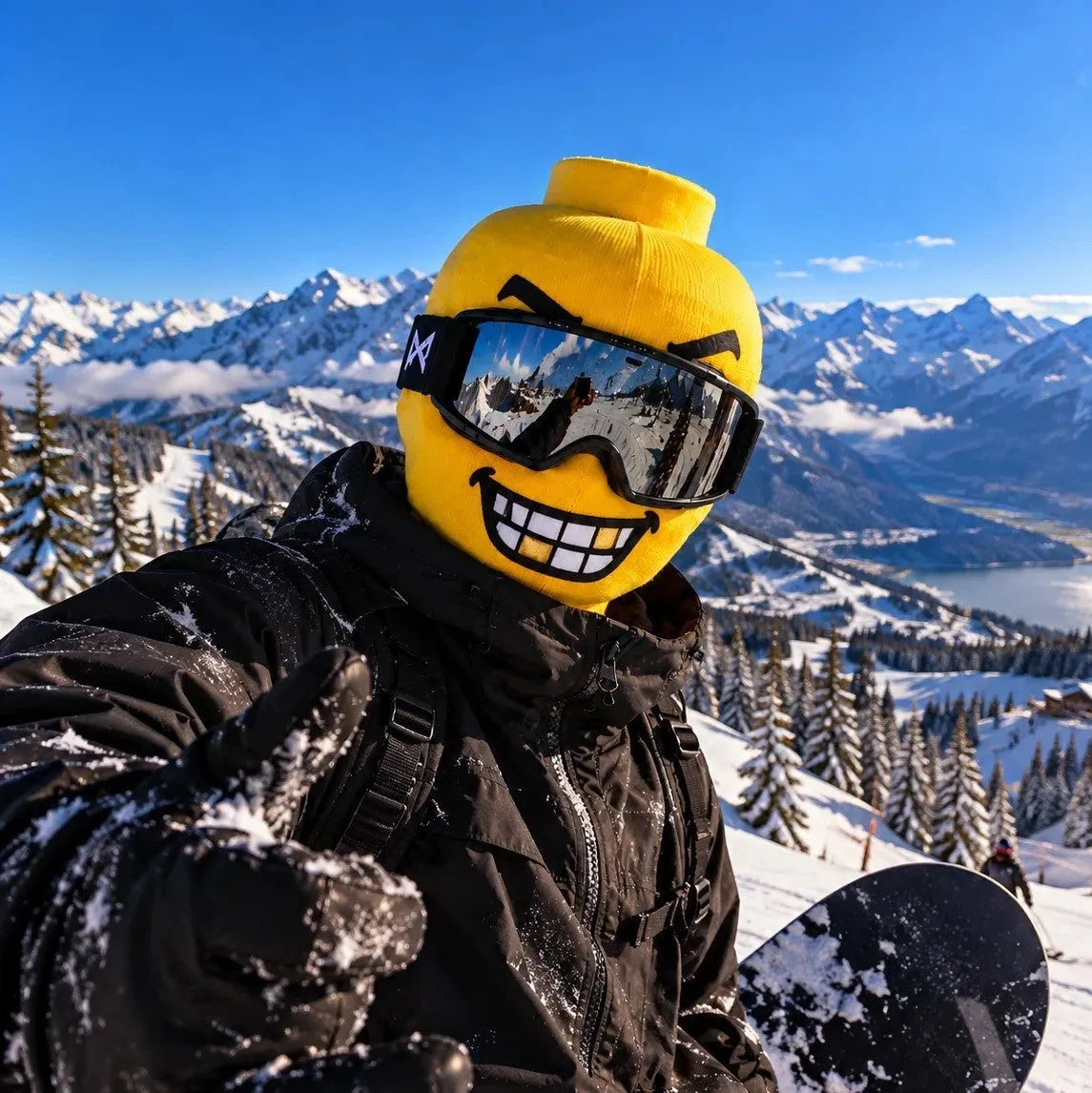 Funny Realistic Ski Face Mask