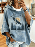 Women'S Fly Free Jackie 2012‑2026 Moon Eagle Oversized Hoodie