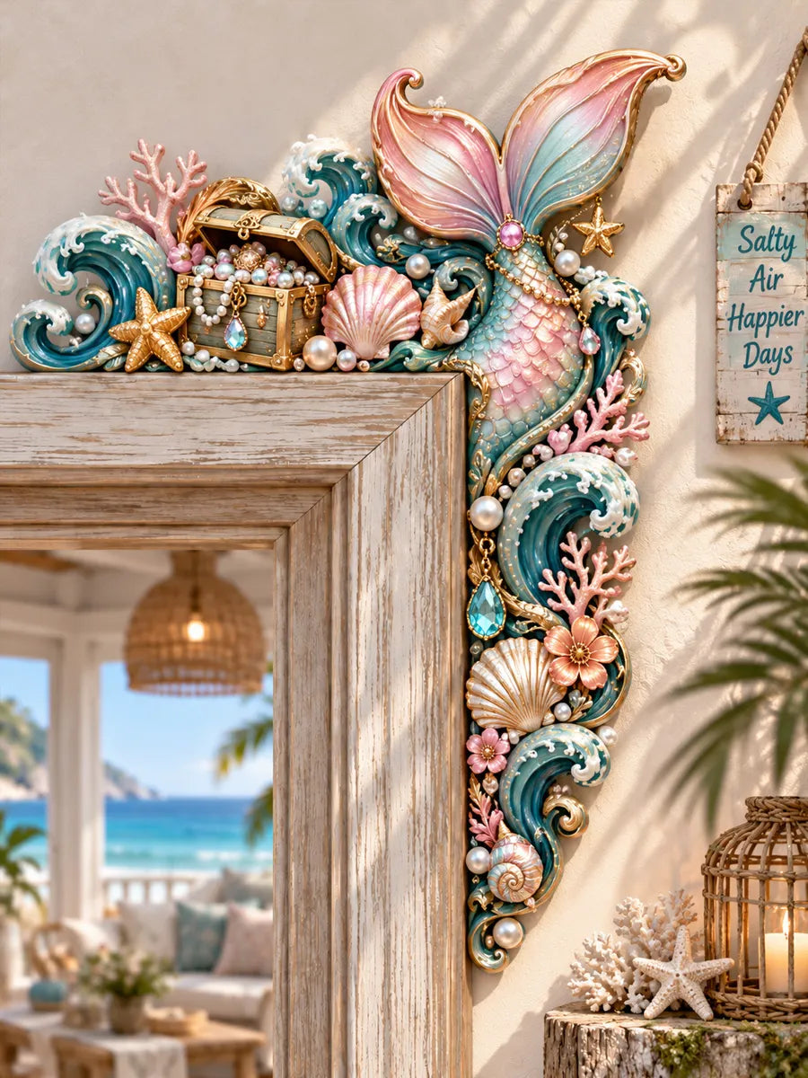 🧜‍♀️ Mermaid Ocean Door Frame Corner Decor