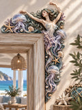 Ocean Goddess Wooden Door Corner Decor