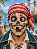 Funny Pirate Skull Face Mask