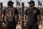 No Safe Harbor Premium Vintage Pirate Print Short Sleeve T-shirt