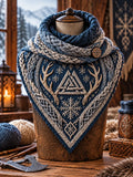 Women's Viking Theme Triangle Scarf – Versatile Everyday & Holiday Accessory