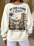 Women's "Too Old to Care Club / My Give-a-Damn Is Broken" Sweatshirts