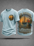 Men's I'm Retired It's 5 O'clock Everywhere Parrot Print Casual Tee