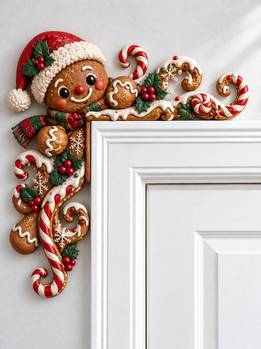 🍪 Gingerbread Man Door Frame Topper