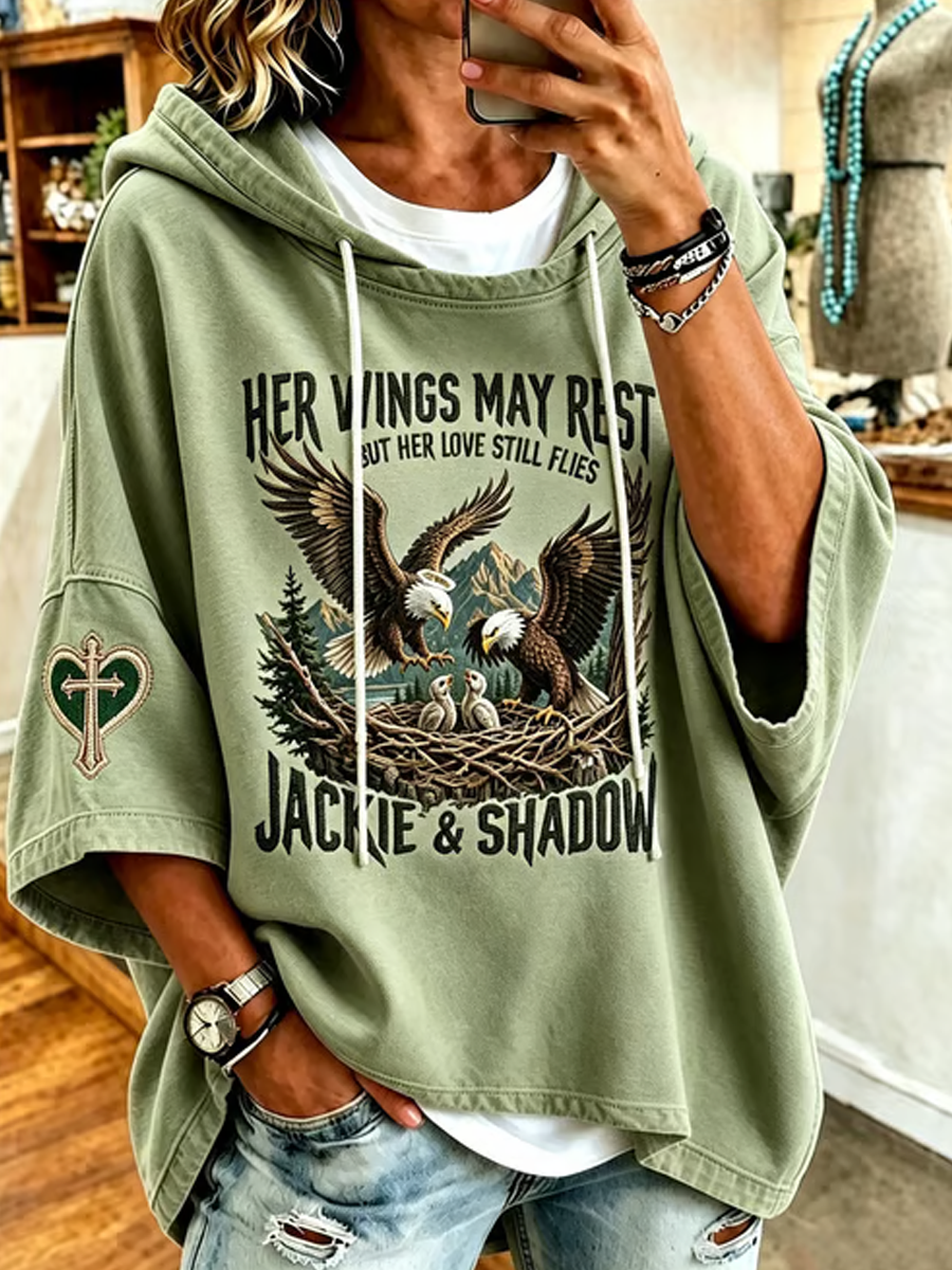 Women’S Football Fans Print Hoodie