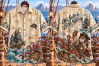 Old Salty Pirate Treasure Hunt Graphic Shirt