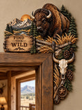 🦬 Bison Wilderness Door Frame Topper