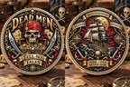 Dead Men Tell No Tales Pirate Commemorative Medallion