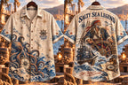 Salty Sea Legend Captain Nautical Graphic Shirt