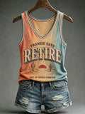Women's "Frankie says retire" vests