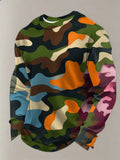 Men's Camouflage Waffle Long Sleeve T-Shirt