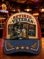Veteran Retirement Series Casual Baseball Cap
