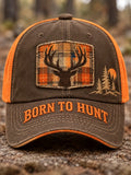 Retro Hunting Culture Art Print Casual Baseball Cap
