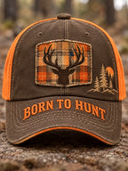 Retro Hunting Culture Art Print Casual Baseball Cap