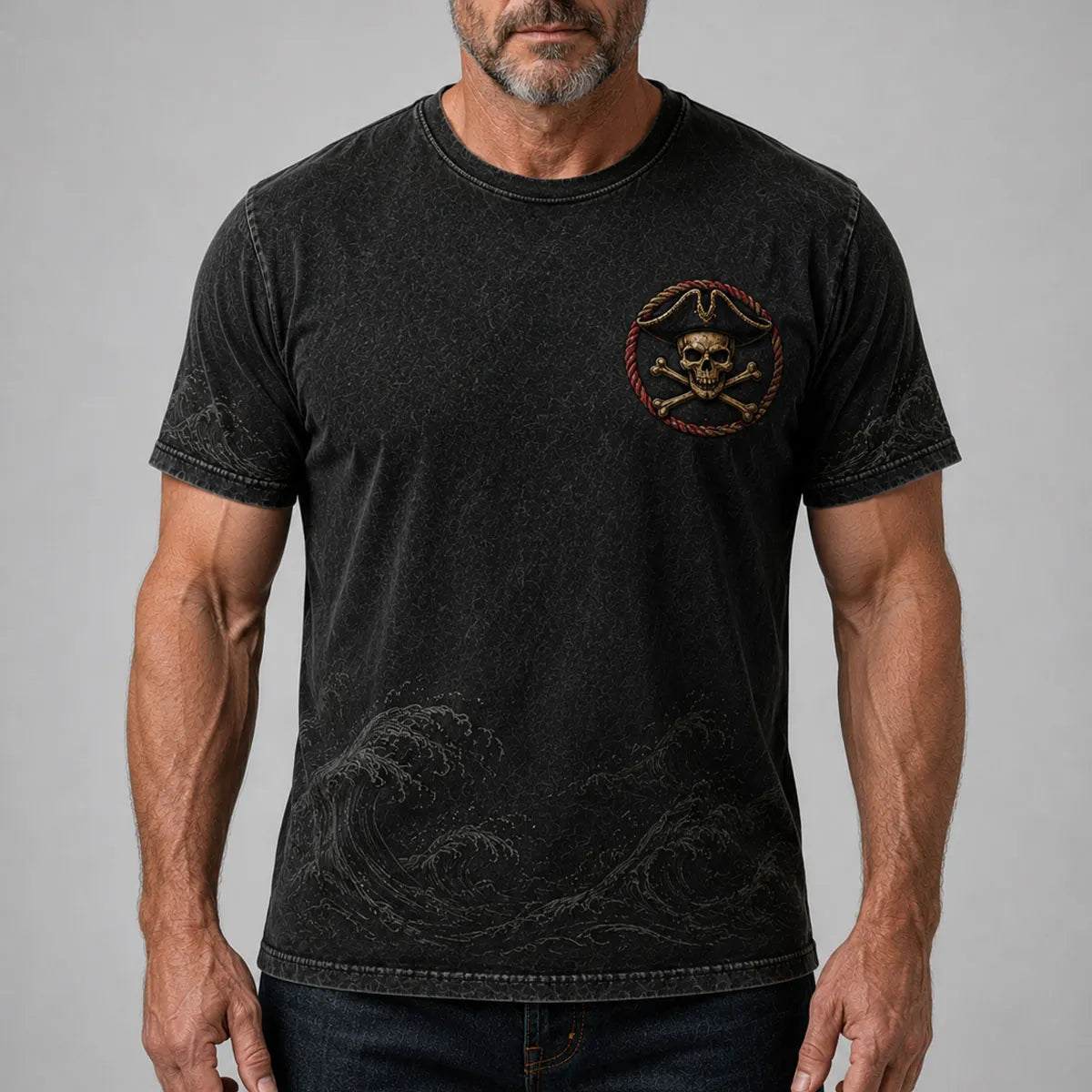 Men’s Pirate Skull Graphic T-Shirt