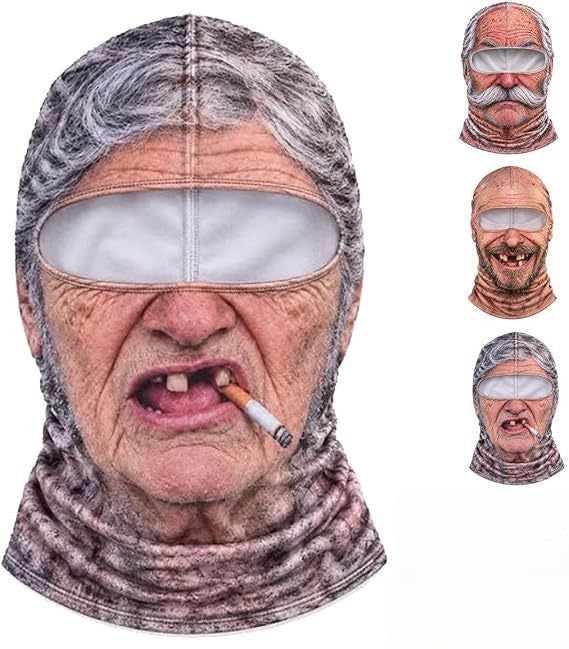 Funny Realistic Ski Face Mask