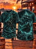 👻 Phantom Captain Ghost Ship T-Shirt