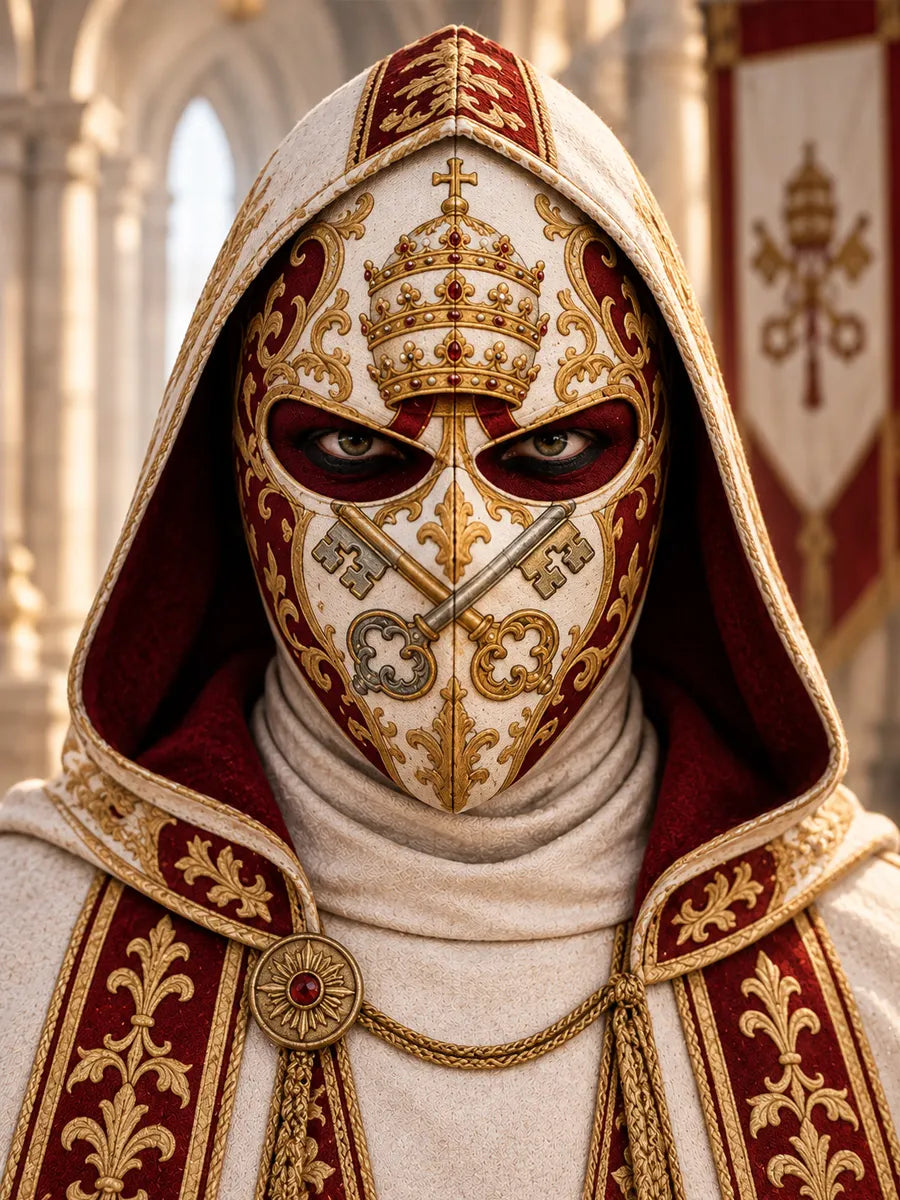 Religious Pope Roleplay Face Mask