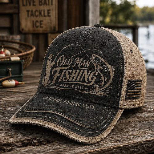 "Old Man" Fisherman's Casual Baseball Cap