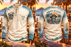 Men's Island Pirate at Ease Lace-Up Long Sleeve Shirt