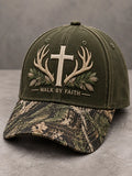 Retro Hunting Culture Faith Art Print Casual Baseball Cap