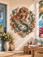 Enchanted Mermaid Coastal Wall Decor