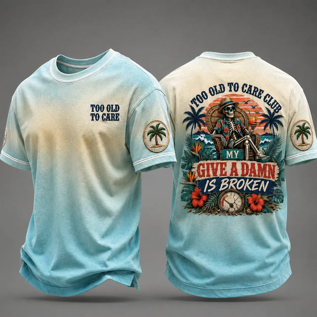 Men's 'Too Old To Care Club'  T-Shirts