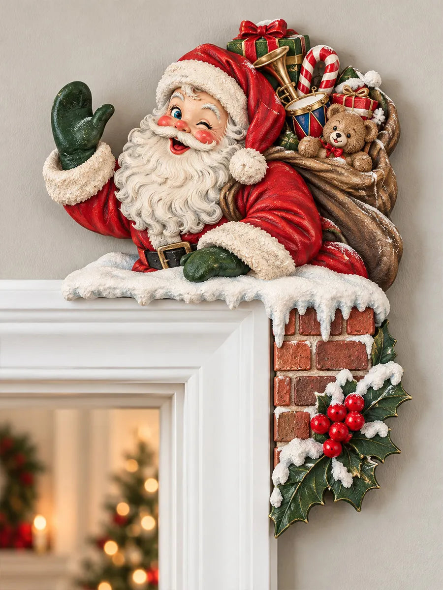 🎄Christmas Santa Door Corner Decor🦌