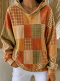 Women's Fall Printed casual hoodie