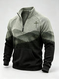 Men's Forest & Mountain Faith Zip-Up Hoodie