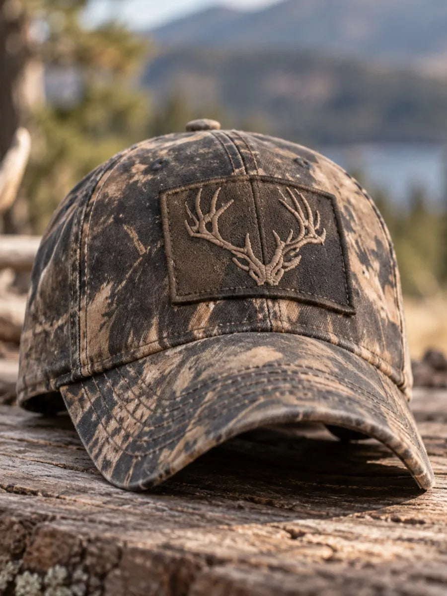 Retro Hunting Culture Print Casual Baseball Cap