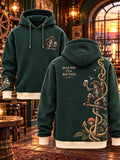 Pirate Skeleton Tavern Tales Waffle Hoodie