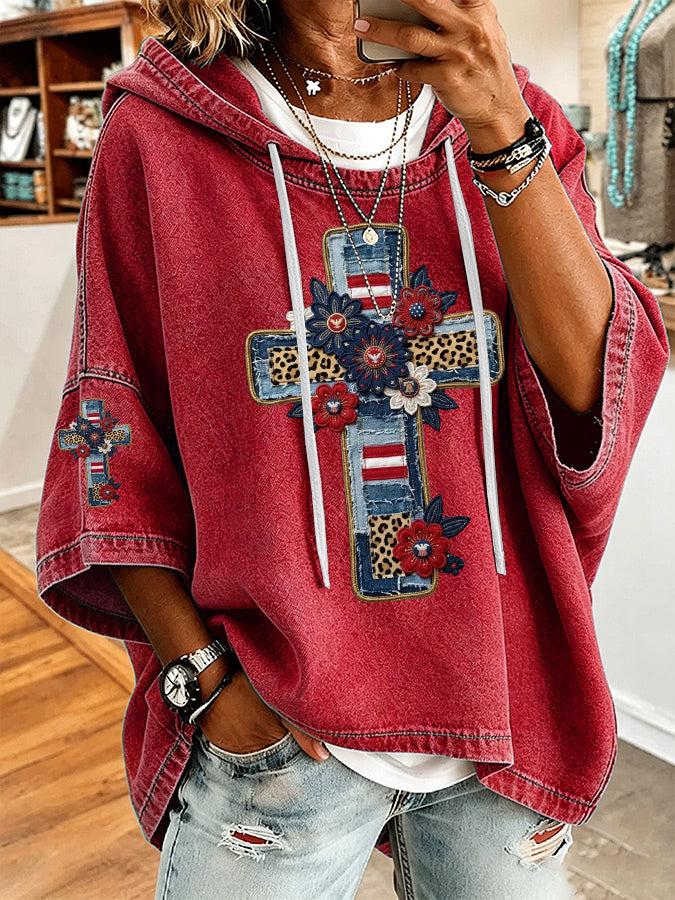 Women'S Faith Printed Hoodie