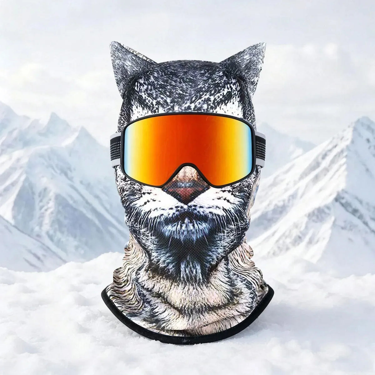 Funny Realistic Ski Face Mask