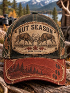 🌲 Rut Season Born To Hunt Stag Clash Baseball Cap