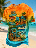 Men's I'm Retired It's 5 O'clock Everywhere Parrot Short Sleeve T-shirt