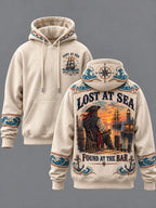Men’s Vintage Pirate Nautical Pullover Hoodie
