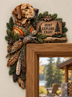🐕 Hunting Dog Door Frame Topper
