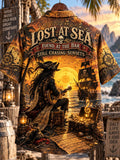 Men's "LOST AT SEA FOUND AT THE BAR STILL CHASING SUNSETS" Print Shirt