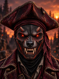 Demon Dog Themed Mask