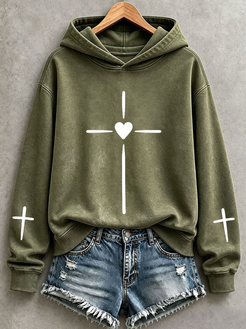Women's Faith Cross Hoodie