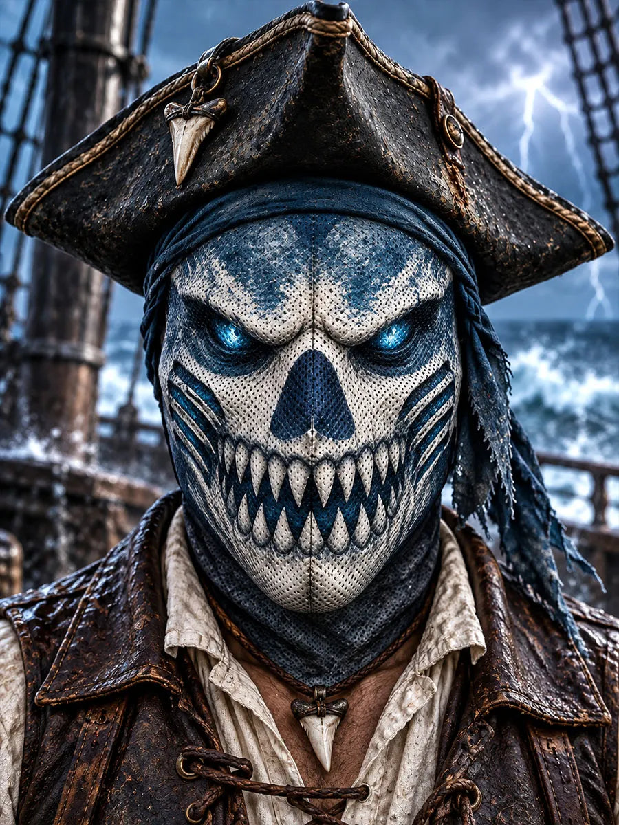 Stormfang Pirate Skull Full-Face Mask