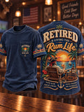 🌴 🍹 Retired & Living The Rum Life T-Shirt