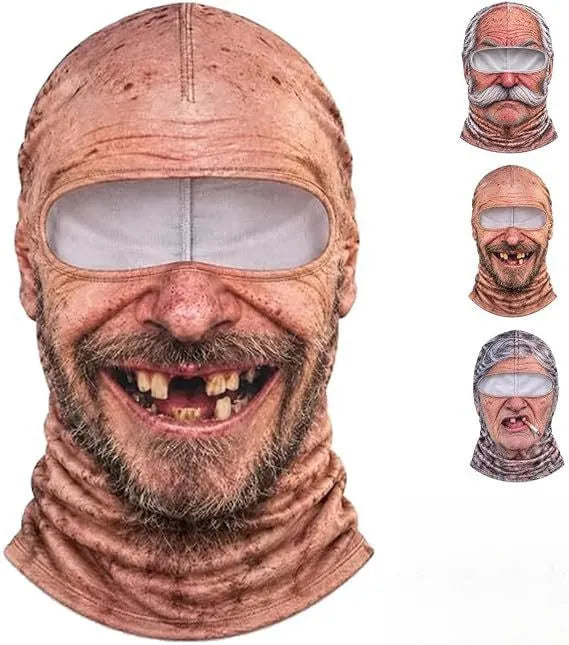 Funny Realistic Ski Face Mask