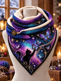 Women's Butterfly Triangle Scarf – Versatile Everyday & Holiday Accessory