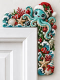 🐙 Christmas Octopus Door Frame Topper