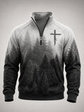Men's Forest & Mountain Faith Zip-Up Hoodie