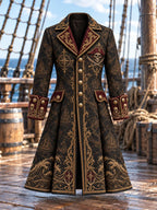⚔️ Men's Pirate Captain & Crossed Swords Coat